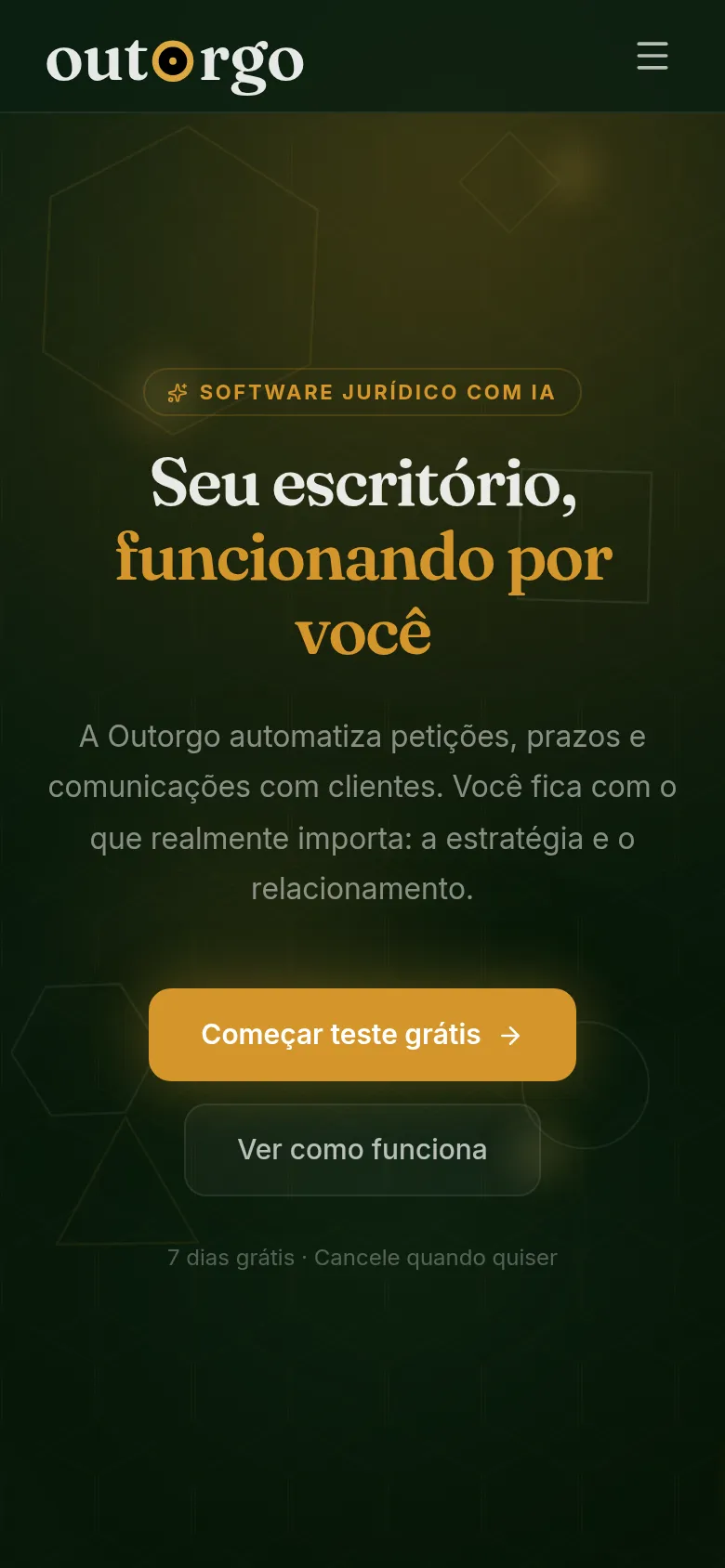 Outorgo no celular