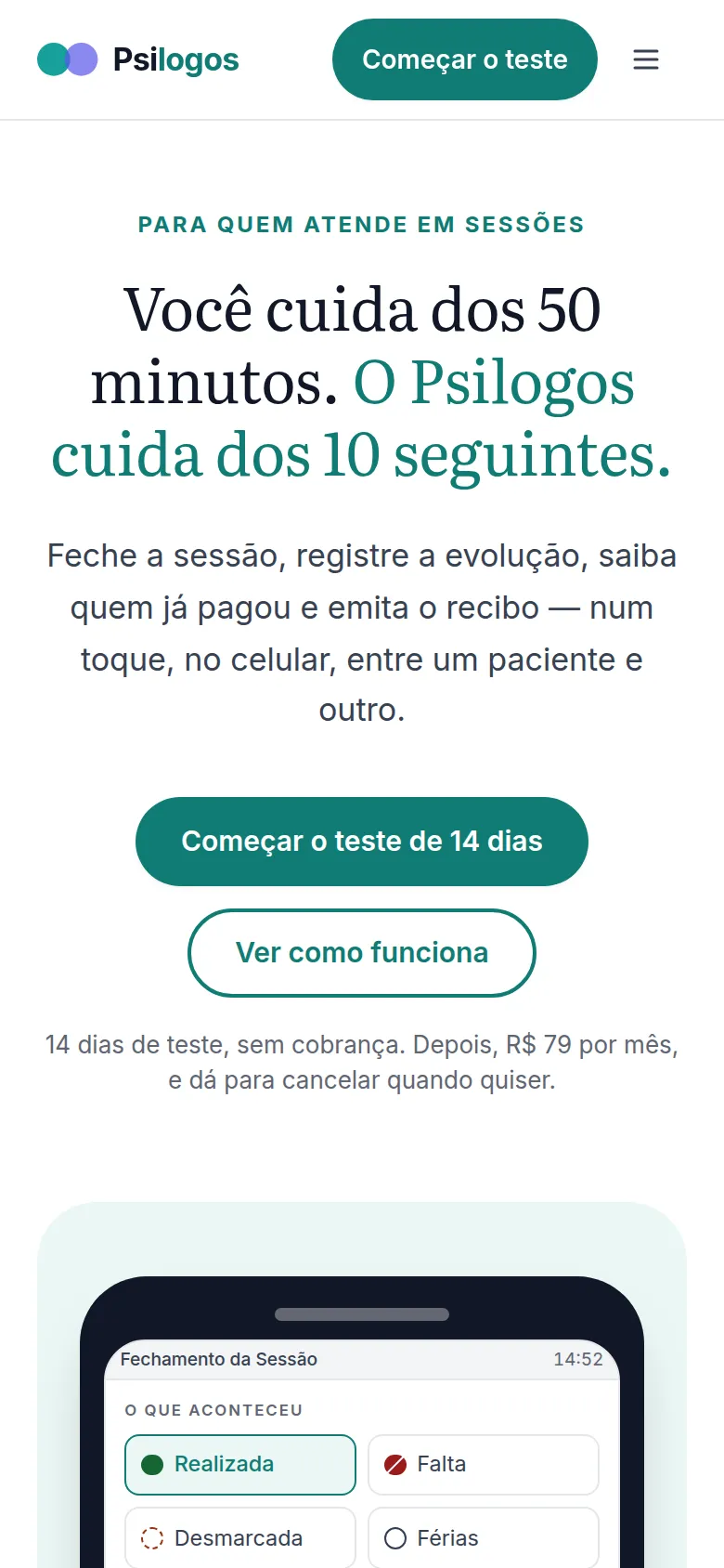 Psilogos no celular